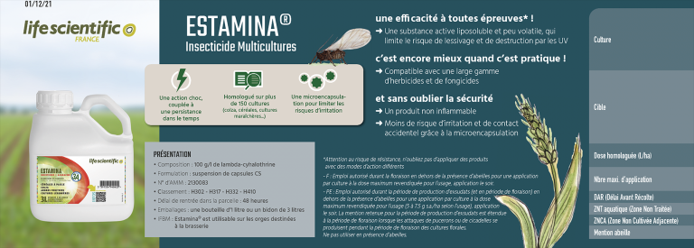 Lifescientific - ESTAMINA - reglette